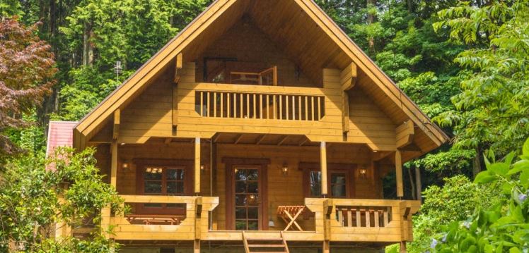 Villa is… GARDEN 広い庭のログハウス